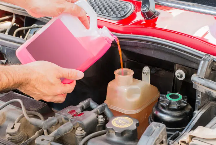 Changement liquide de refroidissement